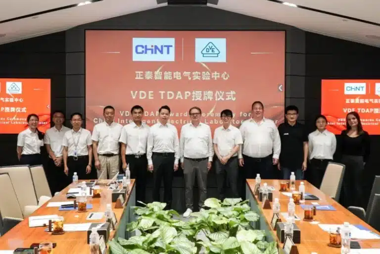 CHINT-electrical-lab-center-earns-VDE-TDAP-accreditation