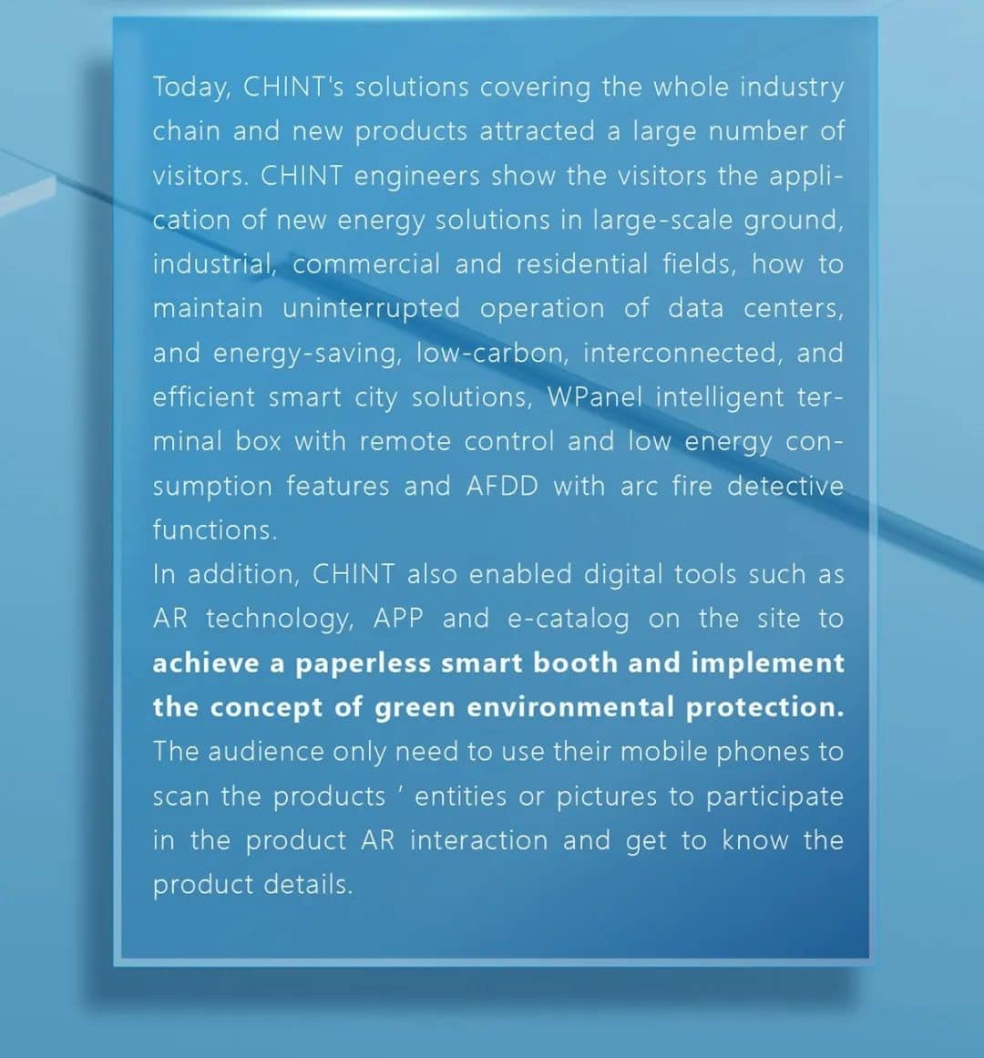 CHINT's solutions covering the whole industry chain