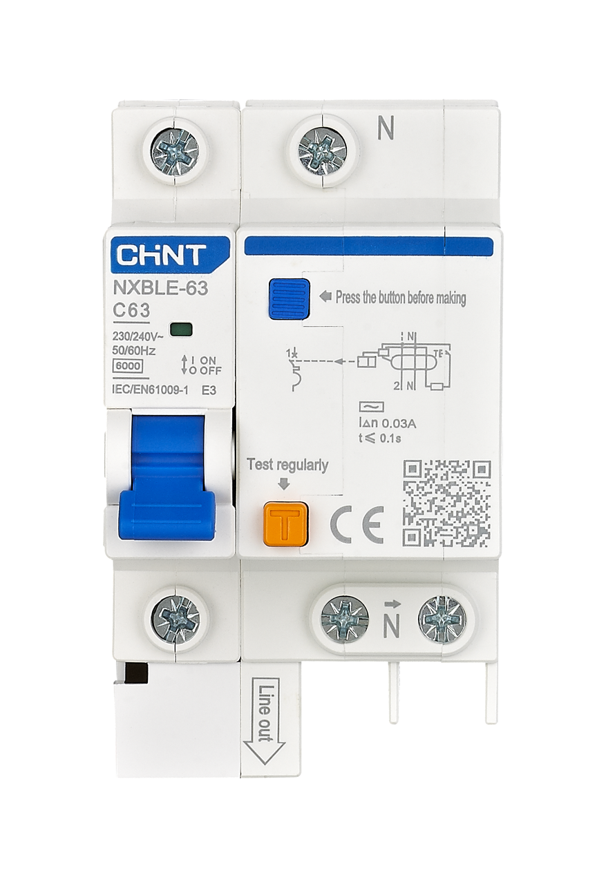 NXBLE-63 Residual Current Operated Circuit Breaker